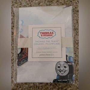 [Pottery Barn Kids] 100% Organic Cotton Thomas & Friends Standard Pillowcase NWT